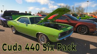 1970 Plymouth Cuda 440 Six Pack with Shaker Hood [upl. by Inalaeham]