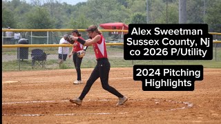 Alex Sweetman Pitching Highlights [upl. by Nomrah]