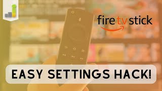 Fire TV Settings Hack  How to Set Your Favorite Apps Hide Others  Create Profiles [upl. by Bithia721]