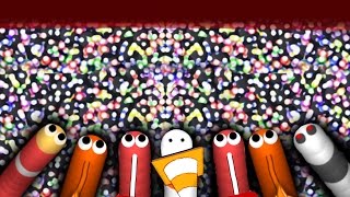 WORLD RECORD MASS SLITHERIO SERVER  Slitherio Gameplay  Hacking Slitherio Hack  Mods [upl. by Amarillas265]