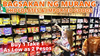 As low as ₱2 Buy 1 Take 1 Promo  Bagsakan Ng Murang Imported Chocolates amp Goodies Tour amp Price [upl. by Ainez133]