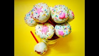 CAKE POPS  EASY CAKE POP by kitchen counter [upl. by Ysdnil626]