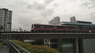 smrt c151 KHI KNS MIA set 073074 departing Buona Vista [upl. by Akimrej]