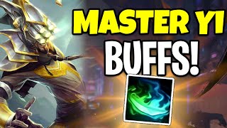 The Master Yi buffs make him good again [upl. by Attiuqram]