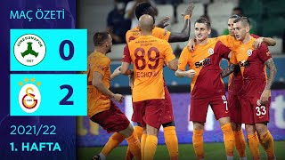 ÖZET GZT Giresunspor 02 Galatasaray  1 Hafta  202122 [upl. by Hudnut]