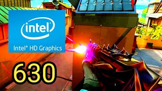 Intel HD 630 graphics  Valorant Performance Test  1080p [upl. by Lebatsirhc178]