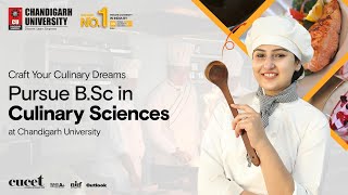 Chandigarh University BSc Culinary Sciences Program  Admissions  Placements  Scholarships [upl. by Adamec]