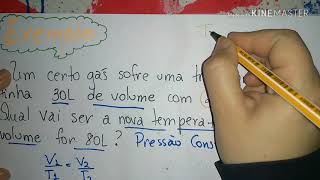 Transformações gasosas  teoria e exemplo [upl. by Peregrine]