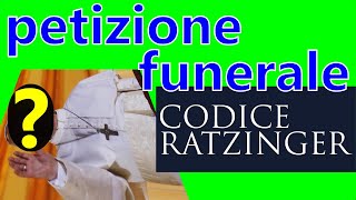 Firmiamo la petizione CONTRO i funerali segreti di Bergoglio avviata da Andrea Cionci  ConvContrad [upl. by Aldin]