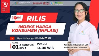 RILIS BPS KOTA MEDAN 1 AGUSTUS 2024 [upl. by Darwen498]