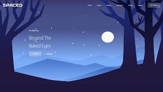 Parallax Scrolling Website With React JS Tailwind CSS amp GSAP [upl. by Majka]