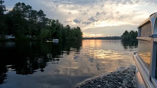 Boating Fish Creek Ponds and Upper Saranac Lake NY July 2022 [upl. by Direj]