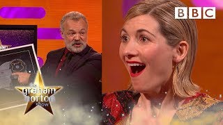 Jodie Whittaker surprised with Silver Disc for Coldplay’s Yellow cover  Graham Norton Show  BBC [upl. by Garretson890]