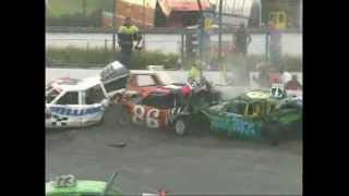 Best CRASHES of BANGERS Warneton 2007 Belgium [upl. by Yecnay275]