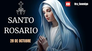 SANTO ROSARIO 28 DE OCTUBRE MISTERIOS GOZOSOS [upl. by Shaffert]