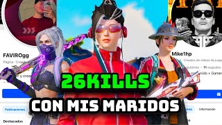 TRÍO VS SCUAD CON MIS NOVIOS 😈  26 KILLS SOLO  PUBG MOBILE [upl. by Aikrehs]