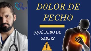 ¿Qué es el DOLOR DE PECHO 🛑 No TODO dolor es un INFARTO 😮 AQUI sus síntomas CLAVES 👀📢 [upl. by Ibbob]