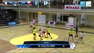 World Korfball Championships 2015  Chinese Taipei v Poland  Extended Highlights [upl. by Saravat]