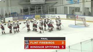 Windsor Spitfires vs Flint Firebirds PreSeason Hockey [upl. by Harbour]