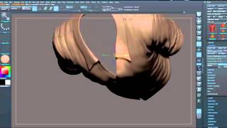 ZBrush tutorial Cloth sculpting Part 3 [upl. by Pauli624]