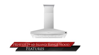 FORNO Coppito 60 Island Range Hood FRHIS512960 [upl. by Rocky]