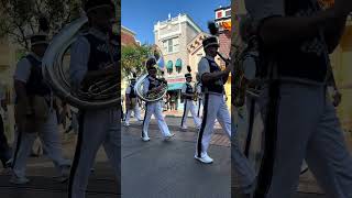 Disneyland Band Marching down Mainstreet [upl. by Ahsilyt]