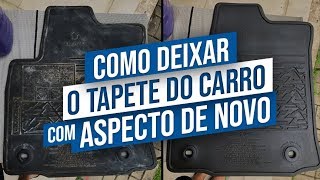 Como deixar o tapete do carro com aspecto de novo [upl. by Htims]