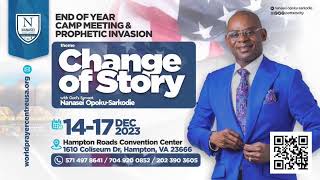 USA Prophetic Invasion with Gods Servant Nanasei OpokuSarkodie  15  12  2023 [upl. by Marvella]