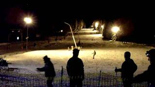 Altenberg SkiLift und Skipiste bei Flutlicht Dezember 2010 [upl. by Colton]