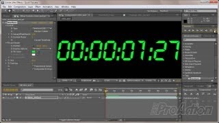 A Timecode with any color and any font you like in Adobe After Effects [upl. by Enahpets890]