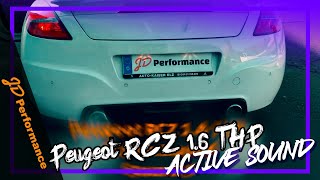 Peugeot RCZ 16 THP Active Sound Maxhaust I JD Performance [upl. by Keverian]