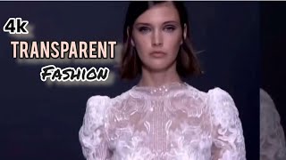 Transparent clothes  See through Fashion Try on haul  4k Transparent dress youtube fashion [upl. by Schoenburg]