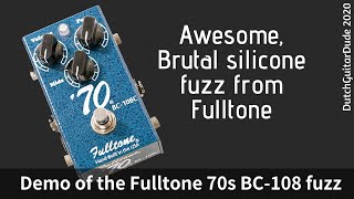 Fulltone 70s BC108 fuzz demo [upl. by Kessia19]