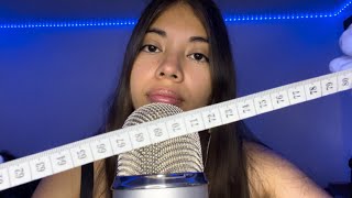 asmr inaudible inspecting and measuring your face 📐 [upl. by Ainafetse]