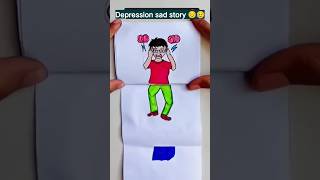 Depression sad story 😥😔😔emotionalstory depression storyart [upl. by Kersten]