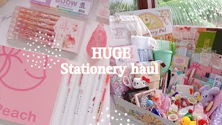 HUGE Stationery Haul 🍑 ft Stationery Pal 2024 🩷🌸 stationerypal [upl. by Eniledam]