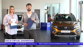 LIVE Day3 Noul Logan și Noul Sandero Stepway în showroomul virtual Dacia [upl. by Dworman]