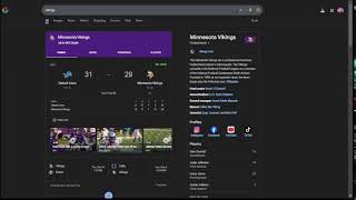 vikings vs Lions [upl. by Nnylodnewg]