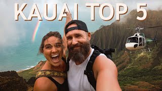 THE BEST OF KAUAI top 5 must do things on the island [upl. by Koby]