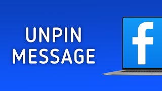 How to Unpin Message in Facebook on PC [upl. by Raddi47]