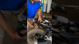 Tail tidy installation on mt15 😍 trending mt15 biker love viralvideo [upl. by Esidarap]