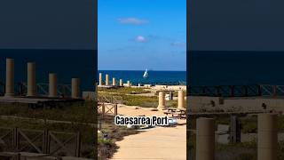 Ancient Caesarea Port Biblical site 🌟❤️🇮🇱 Israel holyland israel jerusalem [upl. by Rick]