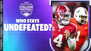 Will ANY CFB TEAM remain UNDEFEATED  College Football Enquirer [upl. by Salsbury]