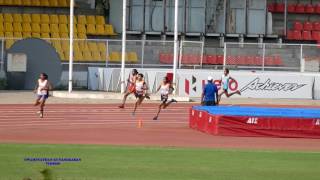 GIRLS U14 400m RUN FINAL 62nd NATIONAL SCHOOL GAME’S ATHLETICS CHAMPIONSHIPS201617 [upl. by Gerson]