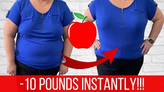 Over 50 10 Fashion Style Hacks for PETITE Apple Body Shape  LOOK Thinner INSTANTLY [upl. by Cohn]