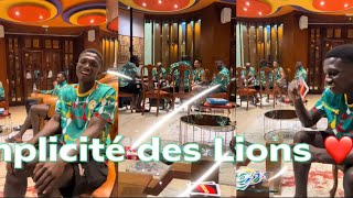 Admirez la complicité des lions 🦁❤️🥰😍🇸🇳 lamine Camara en mode carte [upl. by Enna696]