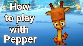 How to Play with Pepper Zooba Gameplay IN HINDI [upl. by Suirada968]