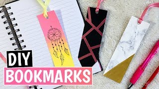 3 Easy DIY Bookmark Ideas [upl. by Ailenroc]