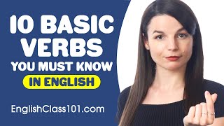 10 Basic Verbs You Must Know  Learn English Grammar [upl. by Opportina941]