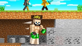 Minecraft BODYBUILDER vs HUNTERS CHALLENGE Manhunt [upl. by Ardekahs943]